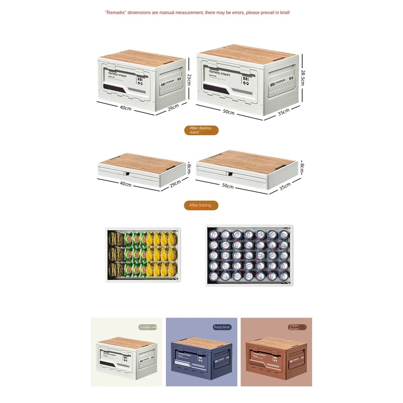 กล่องเก็บของกลางแจ้ง กล่องพับไ - Car Trunk Organizer Foldable Storage Box บทวิจารณ์และราคา