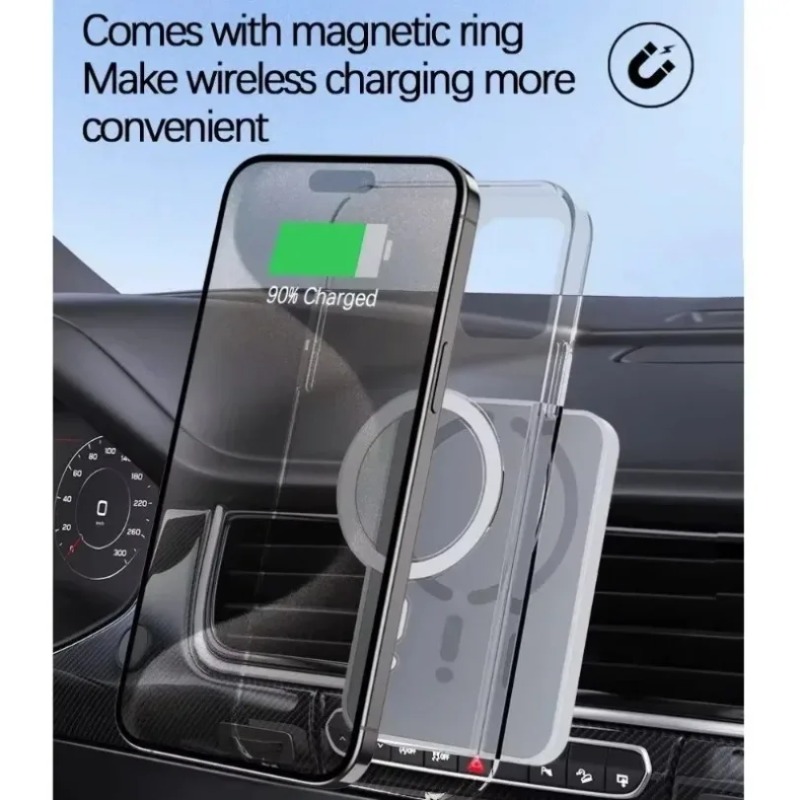 ที่ชาร์จไร้สายในรถยนต์แบบแม่เห - Magnetic Phone Holder For Car Vent บทวิจารณ์และราคา