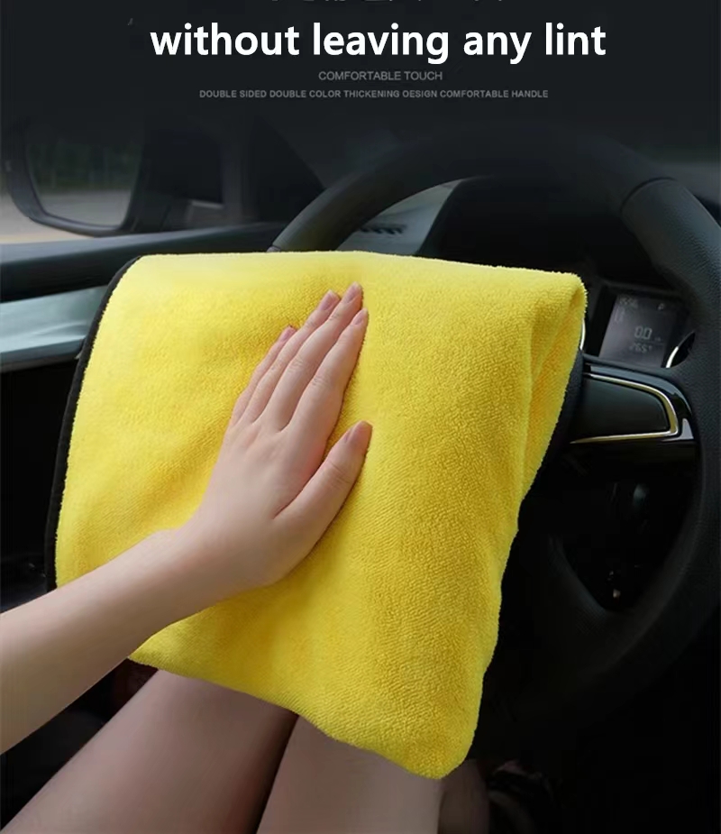 ผ้าขนหนูทําความสะอาดไมโครไฟเบอ - Microfiber Car Drying Towel Super Absorbent บทวิจารณ์และราคา