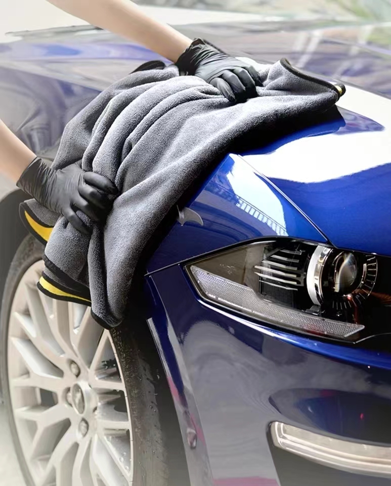 ผ้าขนหนูทําความสะอาดไมโครไฟเบอ - Microfiber Car Drying Towel Super Absorbent บทวิจารณ์และราคา