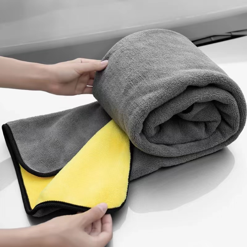ผ้าขนหนูทําความสะอาดไมโครไฟเบอ - Microfiber Car Drying Towel Super Absorbent บทวิจารณ์และราคา