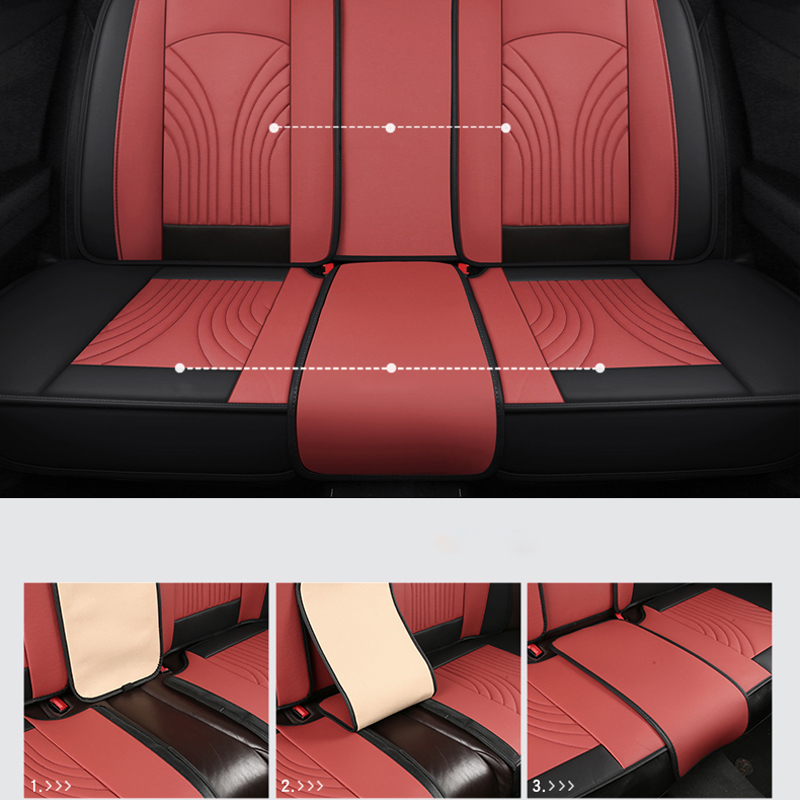 Sarung Jok Mobil สำหรับ Changa - Leather Car Seat Covers Full Set Universal บทวิจารณ์และราคา