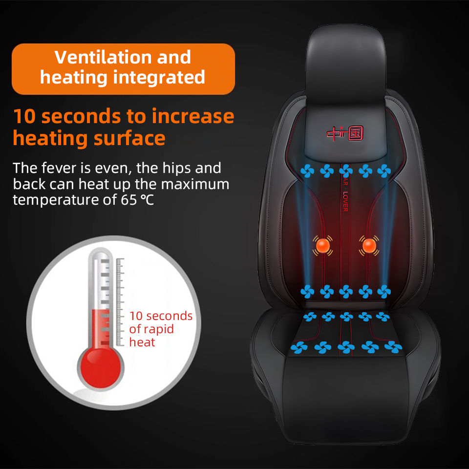เบาะรองนั่งในรถยนต์ 3 in 1 พร้ - Leather Car Seat Covers Full Set Universal บทวิจารณ์และราคา