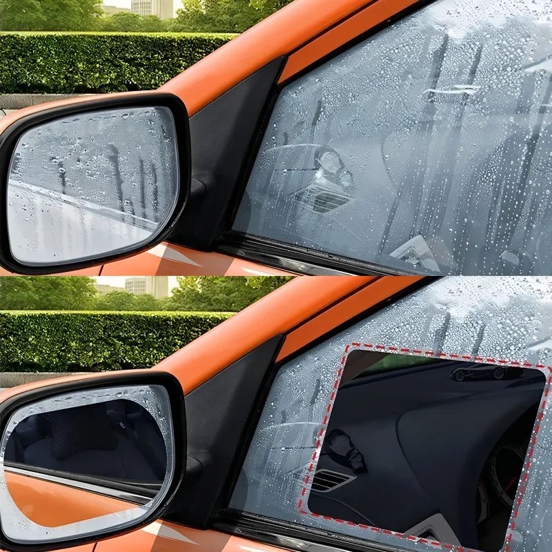 รถกระจกมองหลังป้องกันฟิล์มด้าน - Anti Glare Car Rearview Mirror Film บทวิจารณ์และราคา