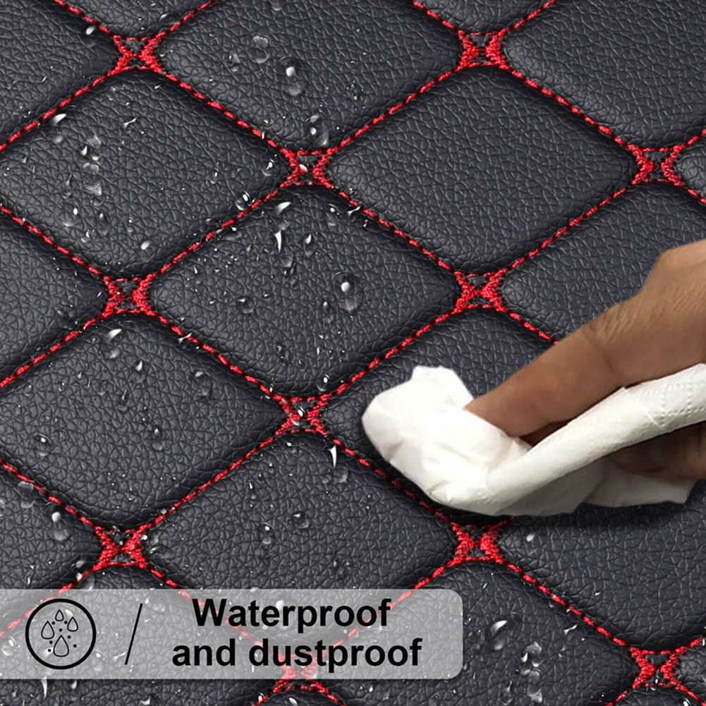 พรมปูพื้นรถยนต์ทำจากหนังพีวีซี - Car Floor Mats Universal Waterproof Leather บทวิจารณ์และราคา