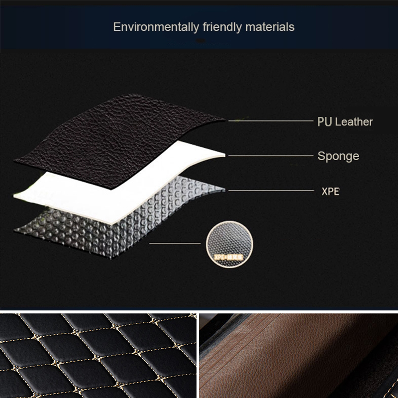 Kcimo 5 ชิ้น พรมปูพื้นรถยนต์ ห - Car Floor Mats Universal Waterproof Leather บทวิจารณ์และราคา