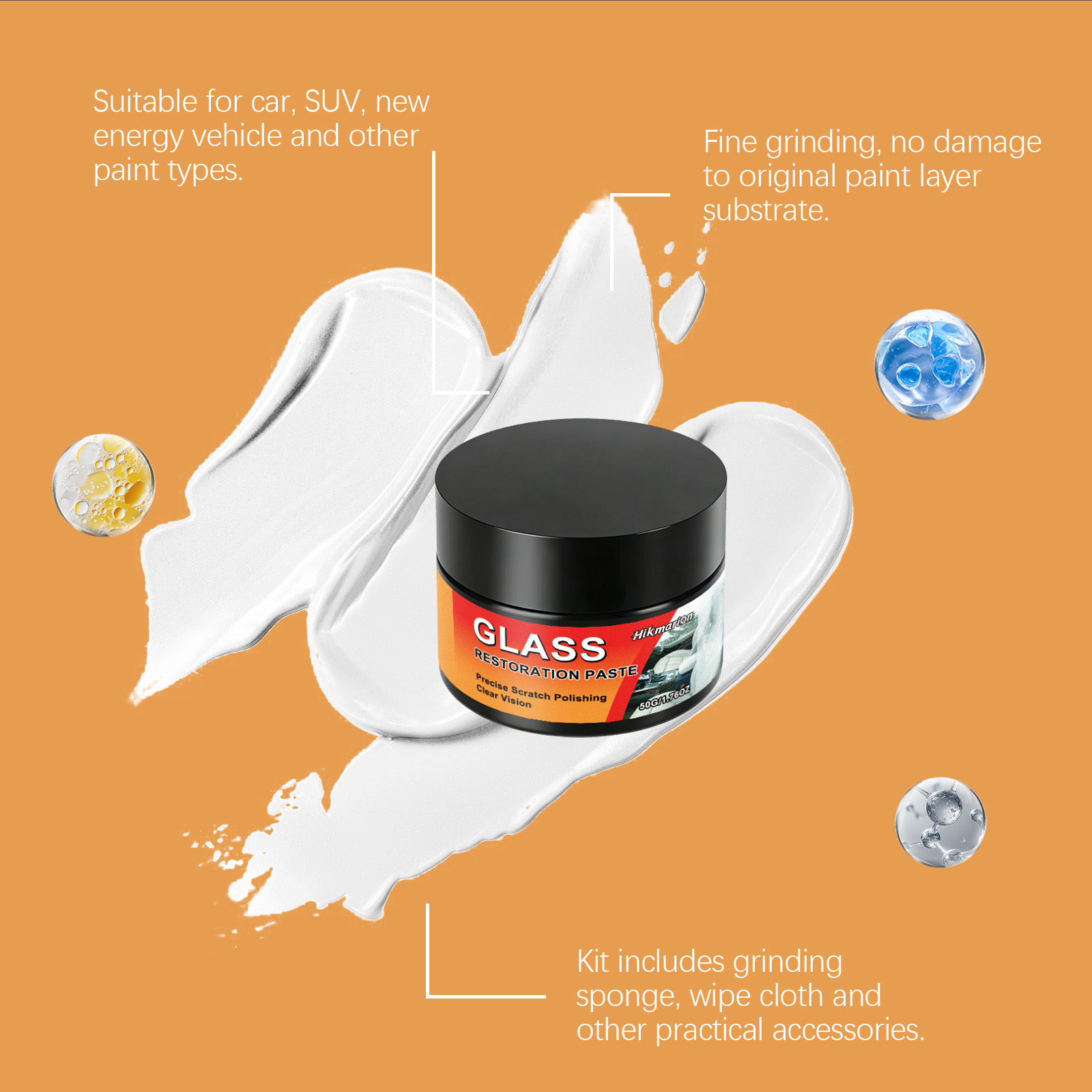 แว็กซ์ขัดกระจกรถยนต์ กำจัดรอยข - Car Scratch Repair Polishing Wax Paste บทวิจารณ์และราคา