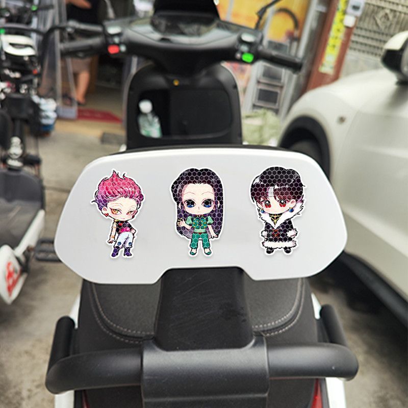 สติ๊กเกอร์เตือนสะท้อนแสงลายอนิ - Motorcycle Parts บทวิจารณ์และราคา