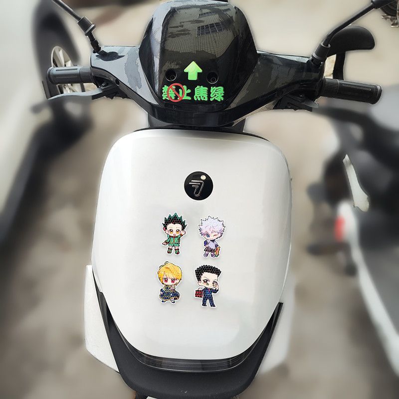 สติ๊กเกอร์เตือนสะท้อนแสงลายอนิ - Motorcycle Parts บทวิจารณ์และราคา