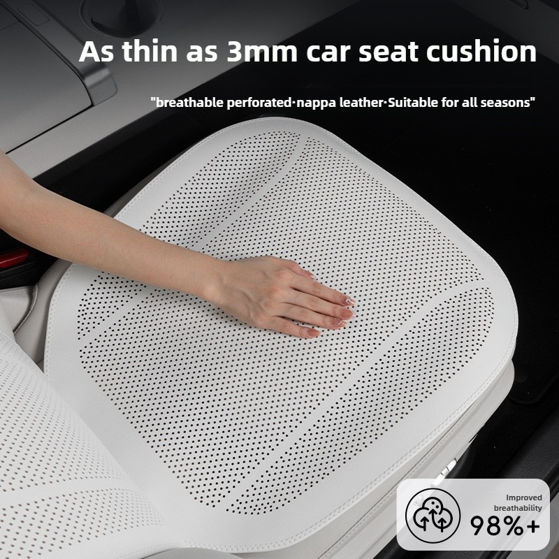 Breathable Nappa หนังรถที่นั่ง - Leather Car Seat Covers Full Set Universal บทวิจารณ์และราคา