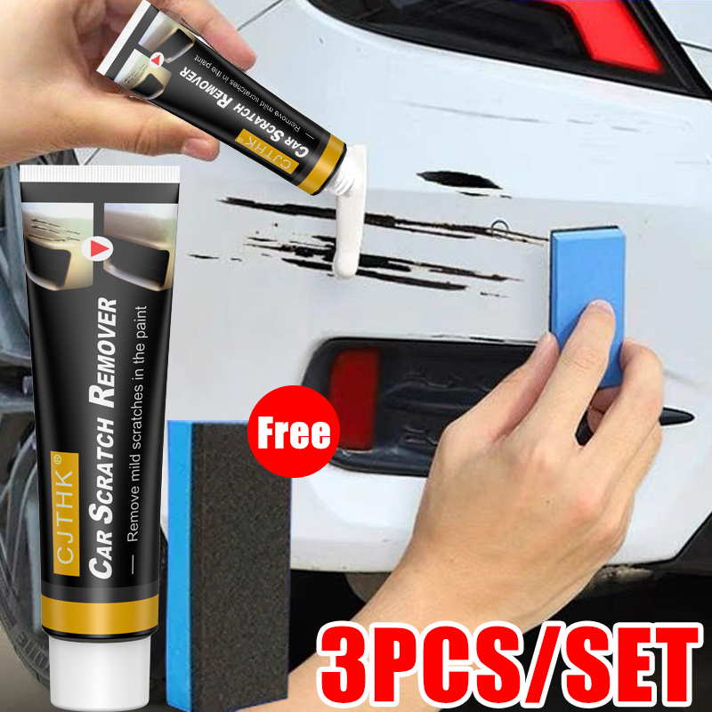 น้ำยาขัดลบรอยขีดข่วนรถยนต์ ชุด - Car Scratch Repair Polishing Wax Paste บทวิจารณ์และราคา