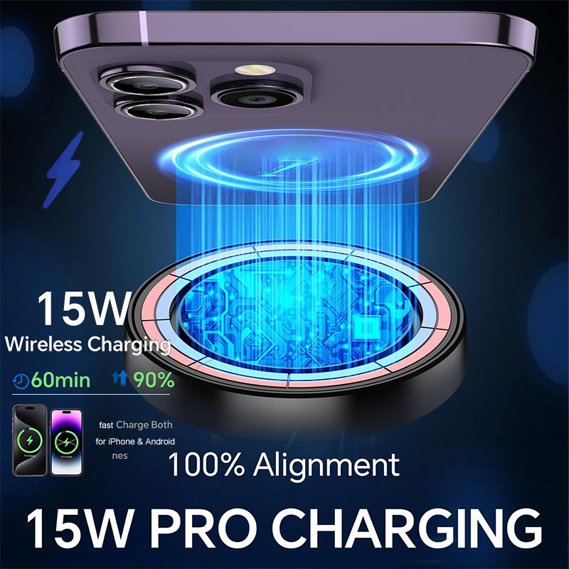 ที่ยึดโทรศัพท์ในรถยนต์แบบแม่เห - Wireless Car Charger Mount Fast Charging บทวิจารณ์และราคา