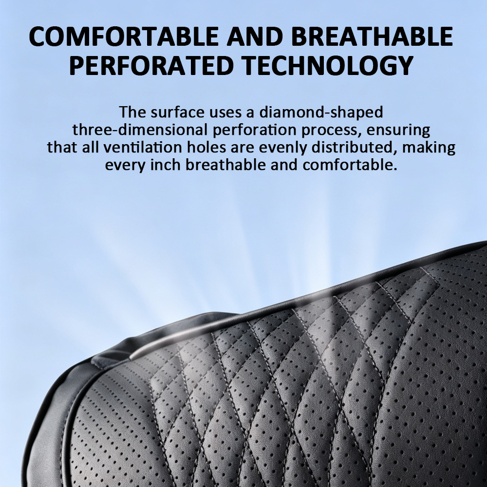เบาะรองศีรษะในรถยนต์เมมโมรี่โฟ - Memory Foam Car Neck Pillow Lumbar Support บทวิจารณ์และราคา