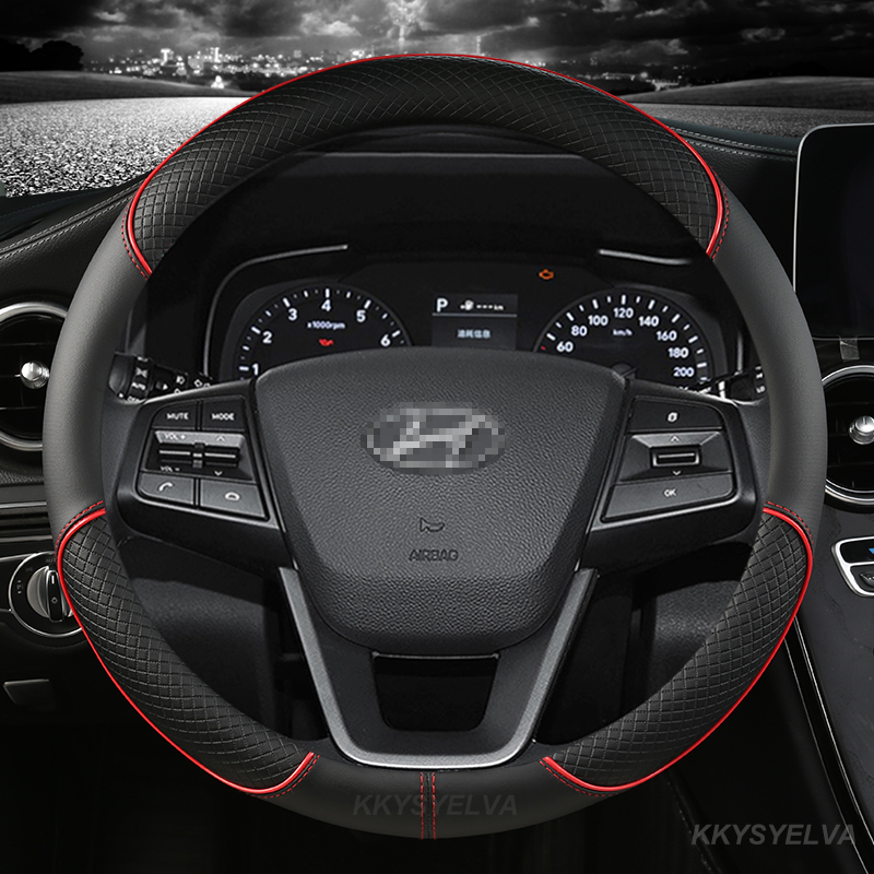 หนังไมโครไฟเบอร์พวงมาลัยรถ Ant - Car Steering Wheel Cover Anti Slip Breathable บทวิจารณ์และราคา