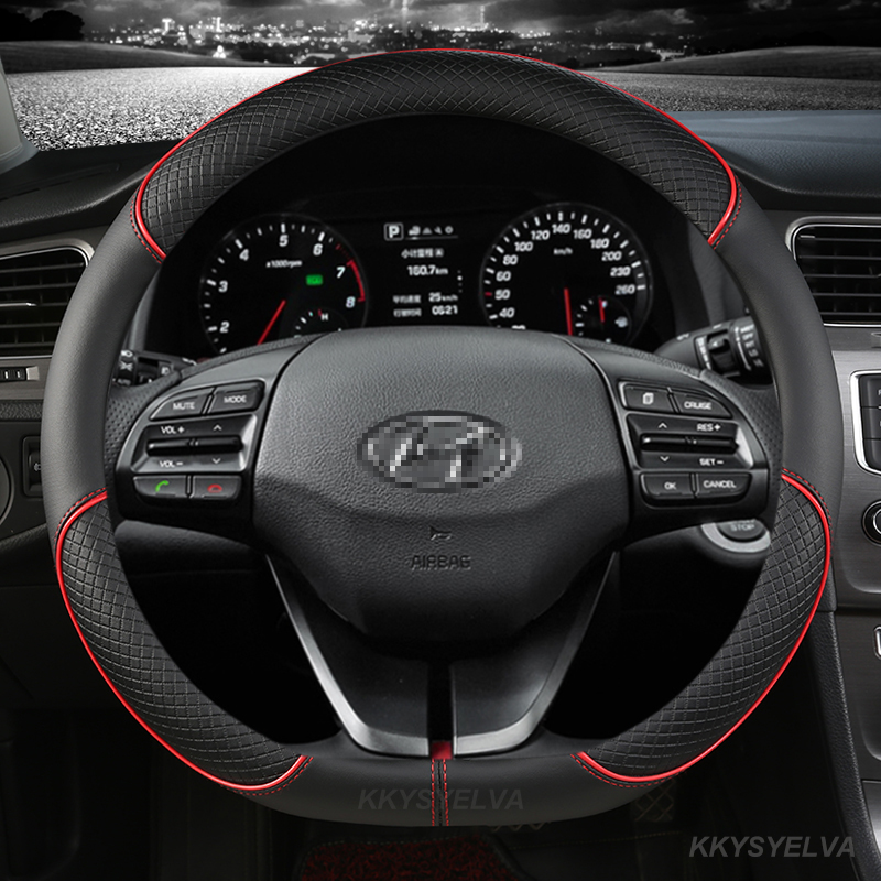 หนังไมโครไฟเบอร์พวงมาลัยรถ Ant - Car Steering Wheel Cover Anti Slip Breathable บทวิจารณ์และราคา