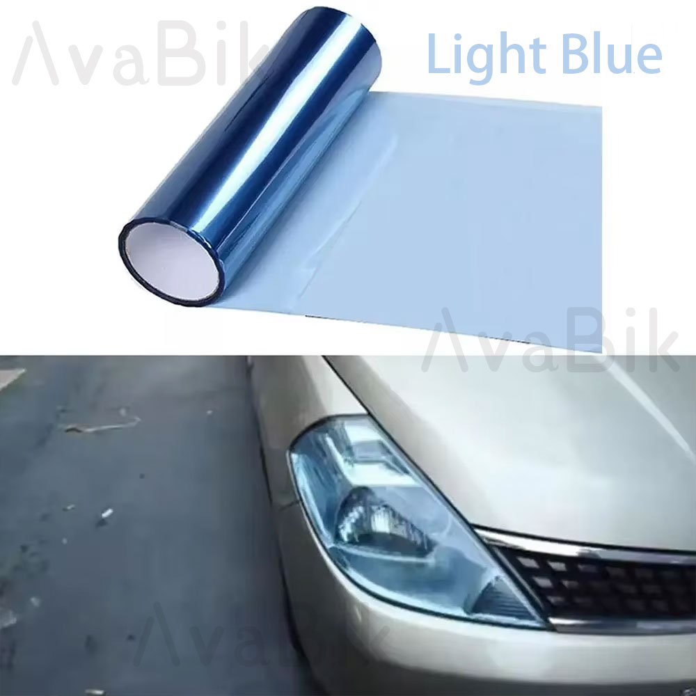 ฟิล์มติดไฟหน้ารถยนต์สีฟ้าขนาด  - Anti Glare Car Rearview Mirror Film บทวิจารณ์และราคา