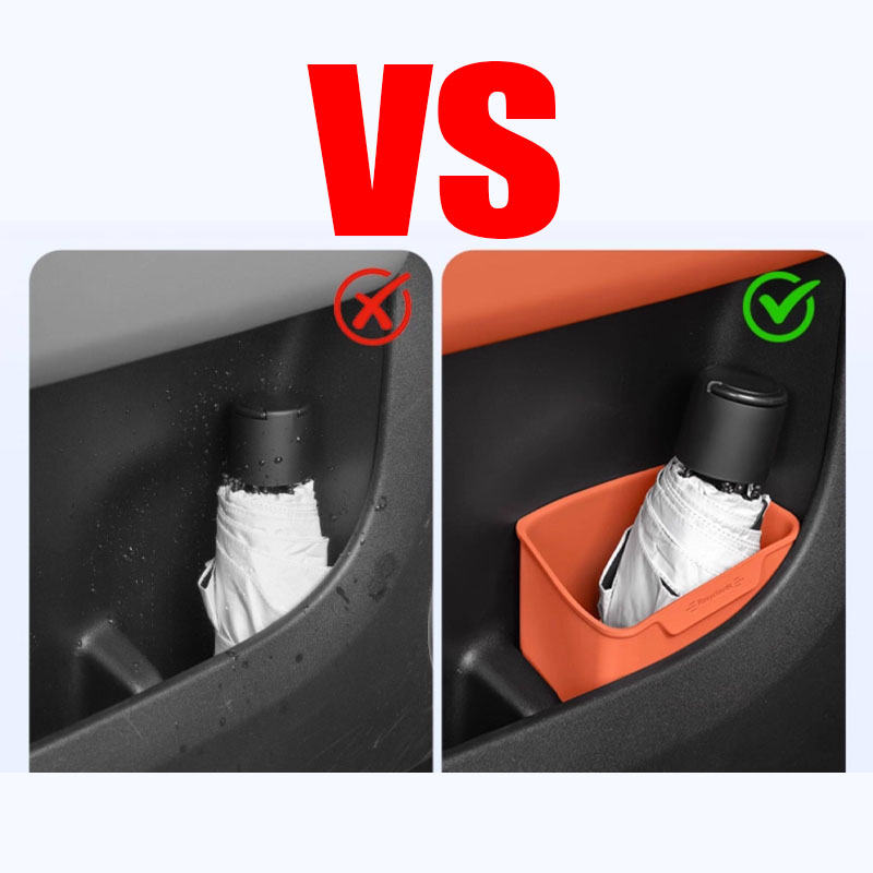 ถังขยะติดประตูรถยนต์อเนกประสงค - Waterproof Car Trash Can With Lid บทวิจารณ์และราคา