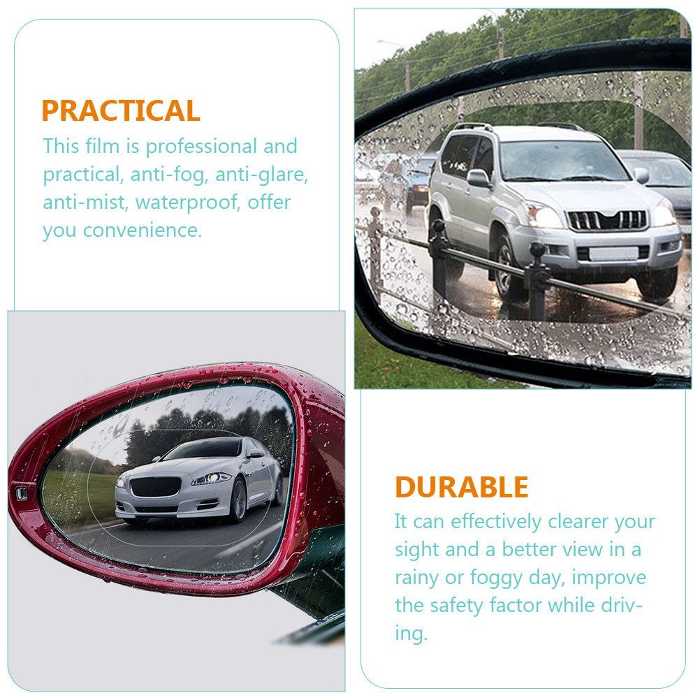ฟิล์มกันฝนสำหรับกระจกมองหลังรถ - Anti Glare Car Rearview Mirror Film บทวิจารณ์และราคา