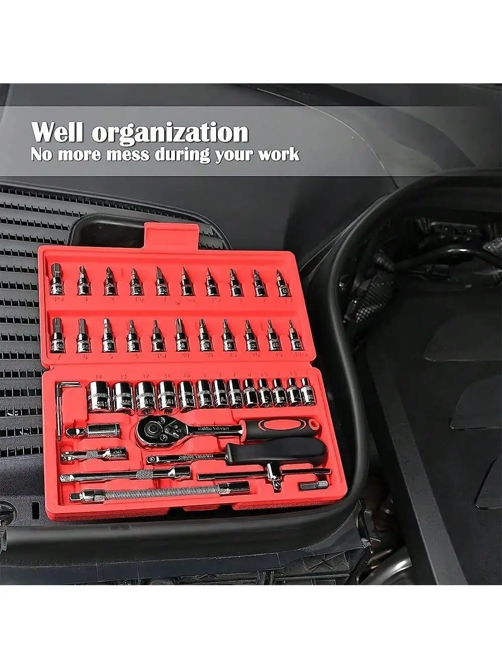 ชุดประแจวงล้อขนาด 1/4 นิ้ว 46  - Auto Repair Tools บทวิจารณ์และราคา