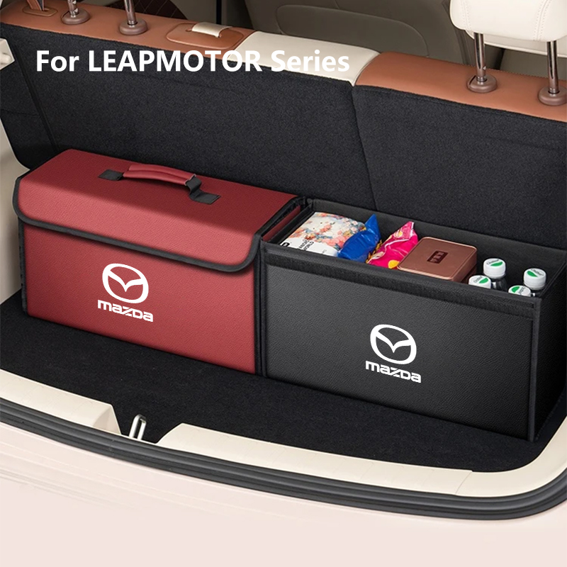 กล่องเก็บของท้ายรถสำหรับ Mazda - Car Trunk Organizer Foldable Storage Box บทวิจารณ์และราคา