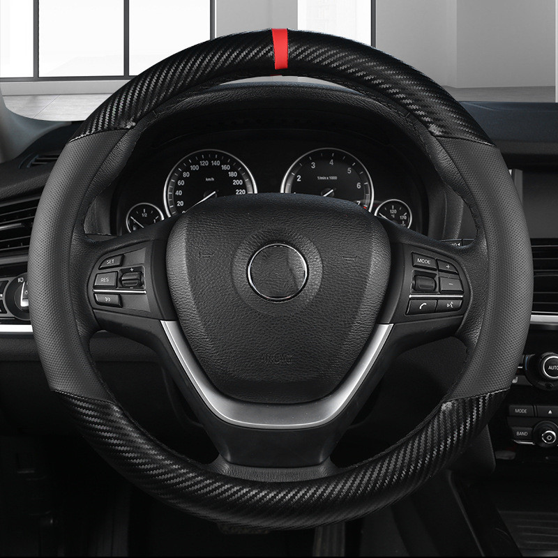 แฟชั่นพวงมาลัยรถสากลพวงมาลัยรถ - Car Steering Wheel Cover Anti Slip Breathable บทวิจารณ์และราคา