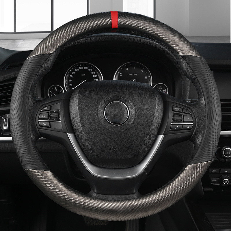 แฟชั่นพวงมาลัยรถสากลพวงมาลัยรถ - Car Steering Wheel Cover Anti Slip Breathable บทวิจารณ์และราคา