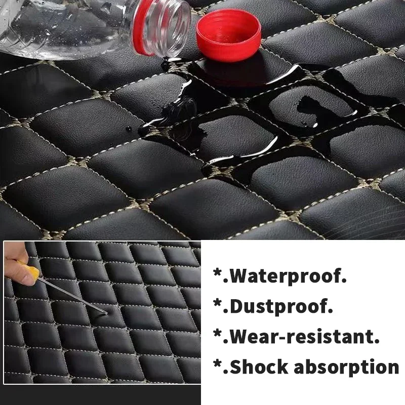 แผ่นรองพื้นรถยนต์หนัง สำหรับรถ - Car Floor Mats Universal Waterproof Leather บทวิจารณ์และราคา