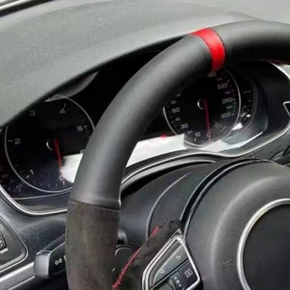 พวงมาลัยรถยนต์ถักเปียสำหรับ A5 - Car Steering Wheel Cover Anti Slip Breathable บทวิจารณ์และราคา