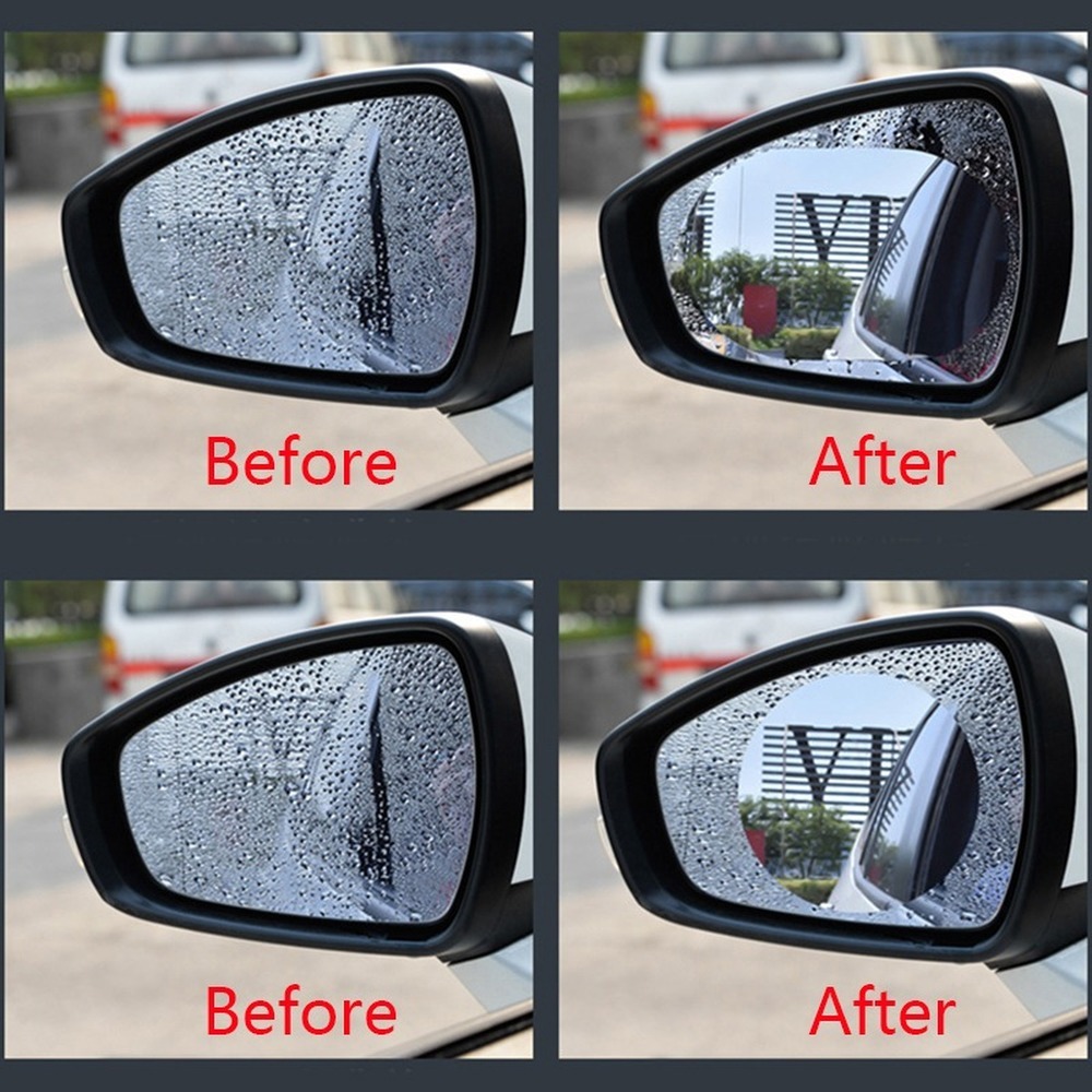 ฟิล์มกันฝนสำหรับกระจกมองหลังรถ - Anti Glare Car Rearview Mirror Film บทวิจารณ์และราคา