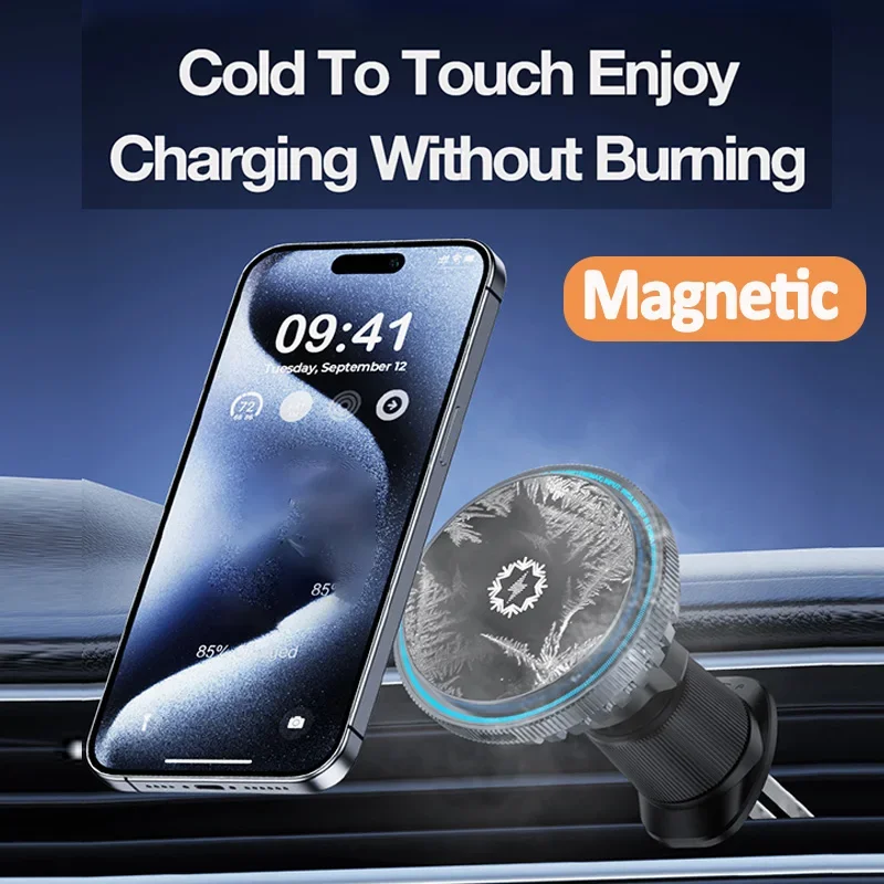 ที่ชาร์จไร้สายแม่เหล็กระบายควา - Magnetic Phone Holder For Car Vent บทวิจารณ์และราคา