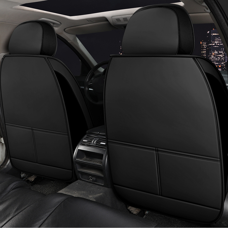 ชุดหุ้มเบาะรถยนต์หนังแท้สำหรับ - Leather Car Seat Covers Full Set Universal บทวิจารณ์และราคา