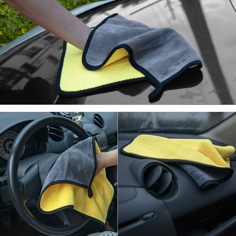ผ้าไมโครไฟเบอร์หนาพิเศษสำหรับเ - Microfiber Car Drying Towel Super Absorbent บทวิจารณ์และราคา