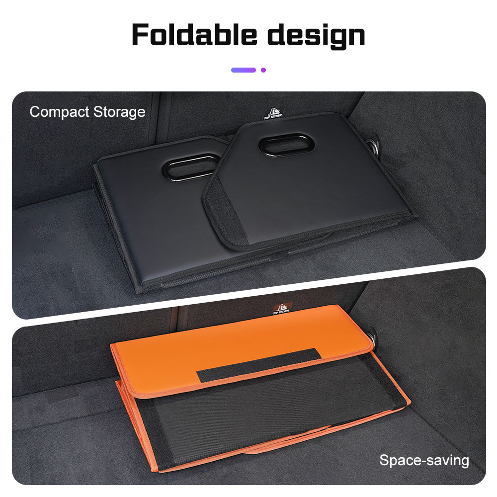 สำหรับ BYD Denza B5 B8 EV D9 D - Car Trunk Organizer Foldable Storage Box บทวิจารณ์และราคา
