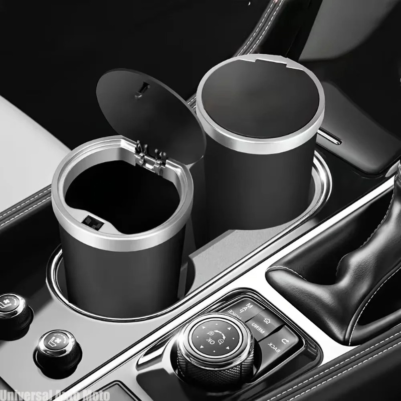 ถังขยะในรถยนต์ขนาดเล็ก ABS ป้อ - Waterproof Car Trash Can With Lid บทวิจารณ์และราคา