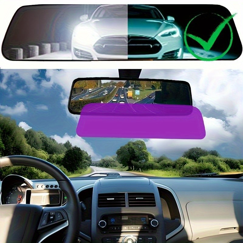 ฟิล์มกันแสงสะท้อนสำหรับกระจกมอ - Anti Glare Car Rearview Mirror Film บทวิจารณ์และราคา