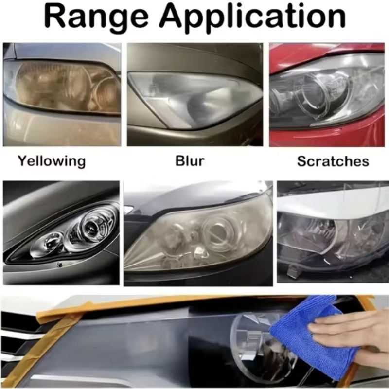 ชุดขัดฟื้นฟูโคมไฟรถยนต์ - น้ำย - Car Scratch Repair Polishing Wax Paste บทวิจารณ์และราคา