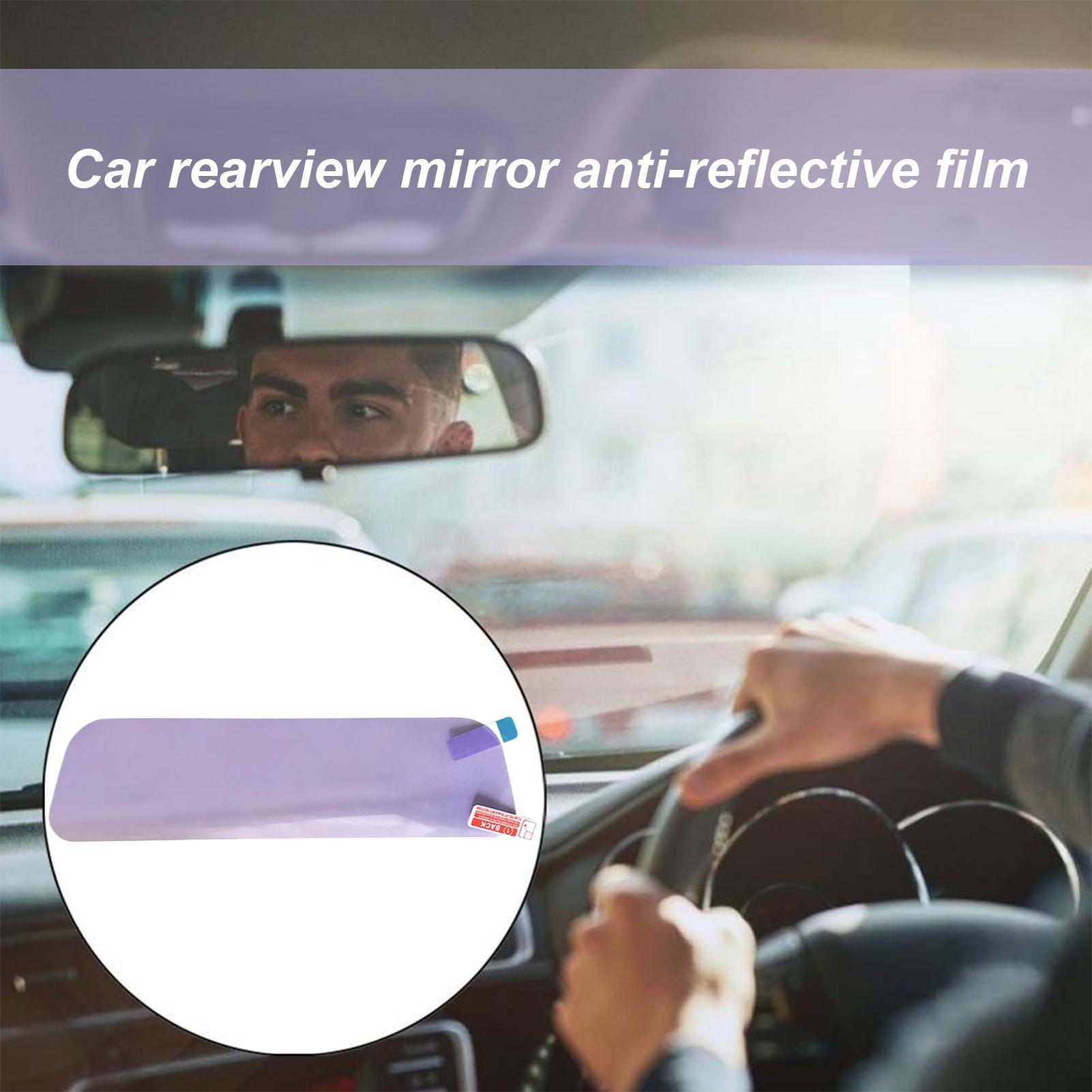ฟิล์มสติกเกอร์ติดกระจกภายในรถย - Anti Glare Car Rearview Mirror Film บทวิจารณ์และราคา
