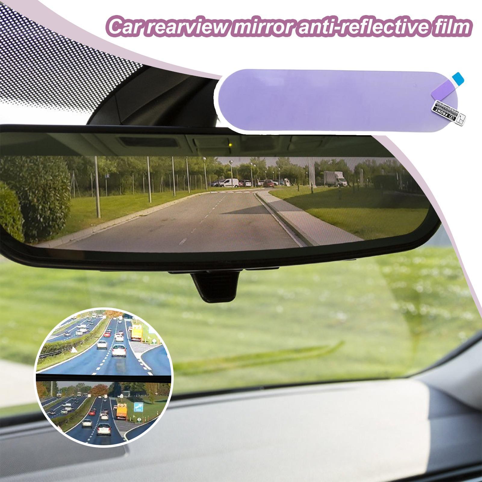 ฟิล์มสติกเกอร์ติดกระจกภายในรถย - Anti Glare Car Rearview Mirror Film บทวิจารณ์และราคา
