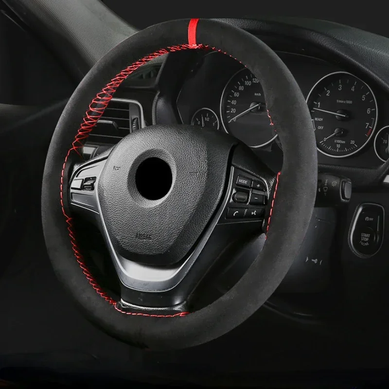 ปลอกหุ้มพวงมาลัยรถยนต์แบบสากล  - Car Steering Wheel Cover Anti Slip Breathable บทวิจารณ์และราคา