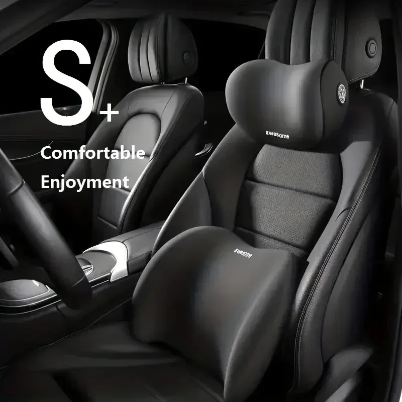 สำหรับความสะดวกสบายในการขับขี่ - Memory Foam Car Neck Pillow Lumbar Support บทวิจารณ์และราคา